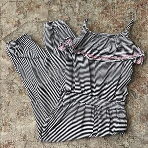 Carter’s Striped Navy and White Jumpsuit